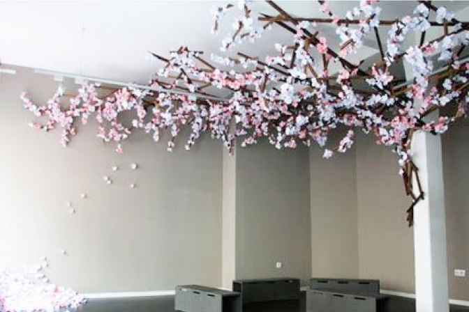 Origamis fleurs de cerisier