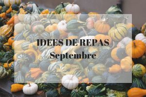 Idées de repas pour le mois septembre avec fiches mémo des fruits et légumes du mois à télécharger