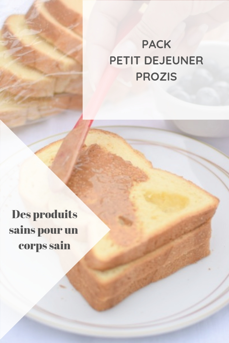 Le pack petit déjeuner de la marque Prozis : bagel, brioche protéinée, pâte à tartiner saine à base d'oléagineux, et shake au chocolat